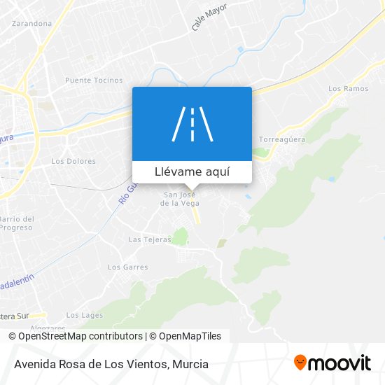 Mapa Avenida Rosa de Los Vientos