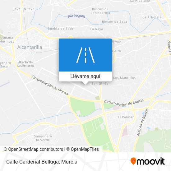 Mapa Calle Cardenal Belluga