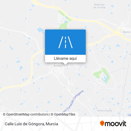 Mapa Calle Luis de Góngora