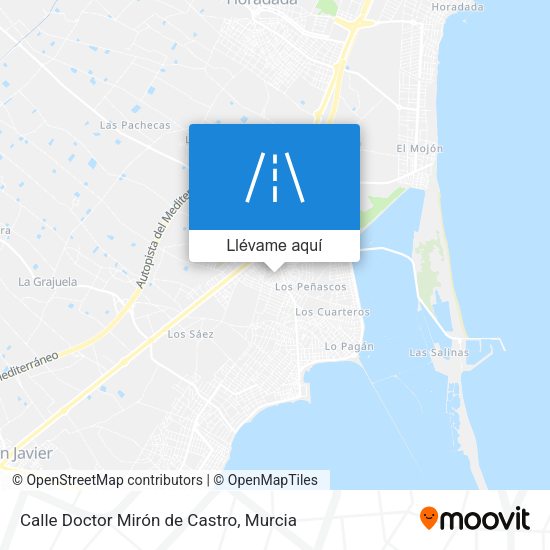Mapa Calle Doctor Mirón de Castro