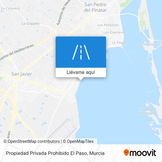 Mapa Propiedad Privada Prohibido El Paso
