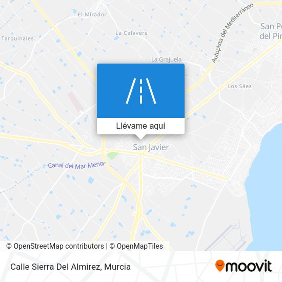 Mapa Calle Sierra Del Almirez