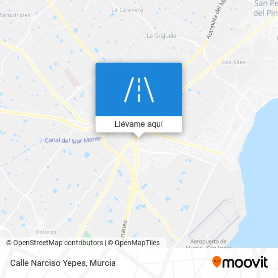 Mapa Calle Narciso Yepes
