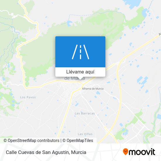 Mapa Calle Cuevas de San Agustín