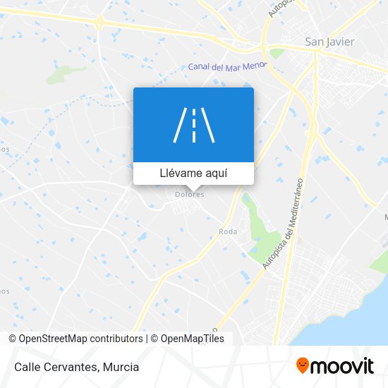Mapa Calle Cervantes