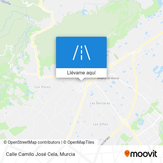 Mapa Calle Camilo José Cela
