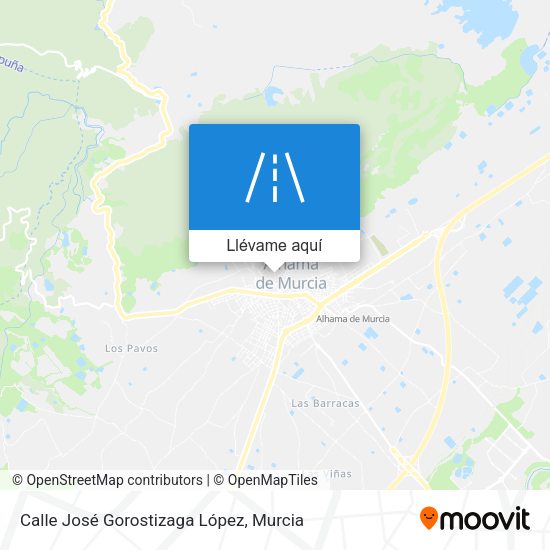 Mapa Calle José Gorostizaga López