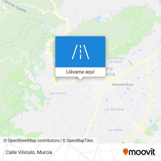 Mapa Calle Vínculo