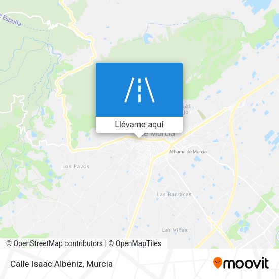 Mapa Calle Isaac Albéniz