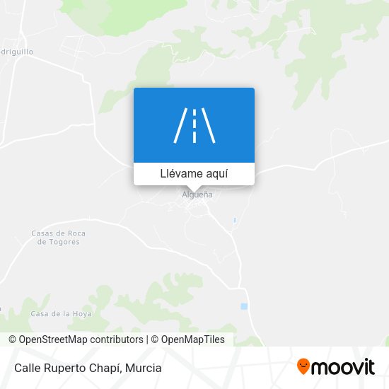 Mapa Calle Ruperto Chapí