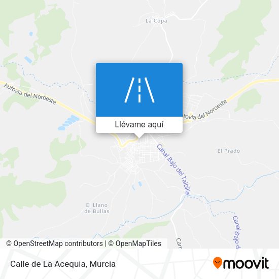 Mapa Calle de La Acequia