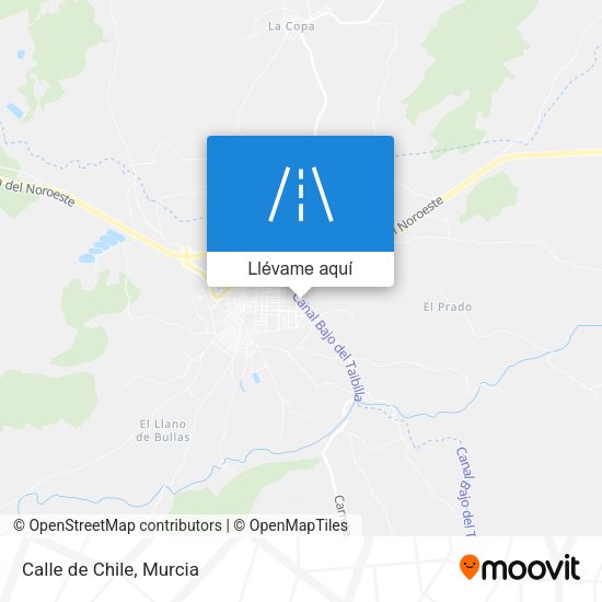 Mapa Calle de Chile
