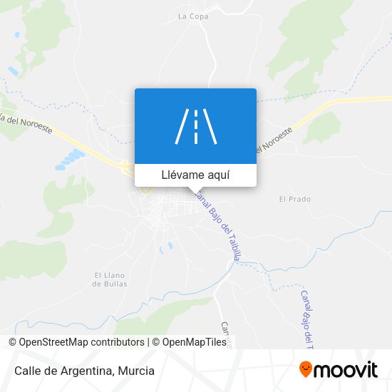 Mapa Calle de Argentina