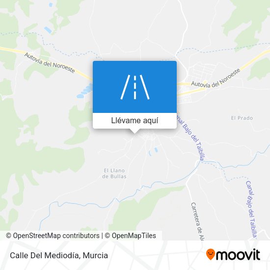 Mapa Calle Del Mediodía