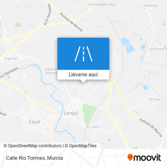 Mapa Calle Río Tormes