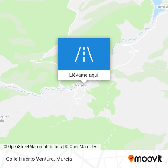 Mapa Calle Huerto Ventura