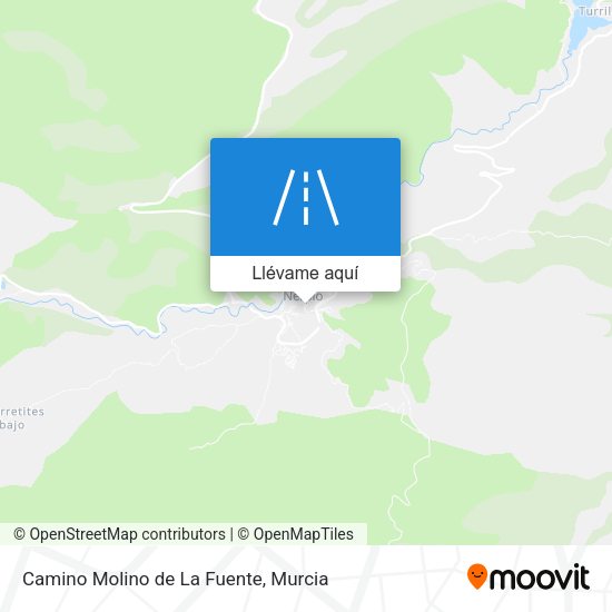 Mapa Camino Molino de La Fuente