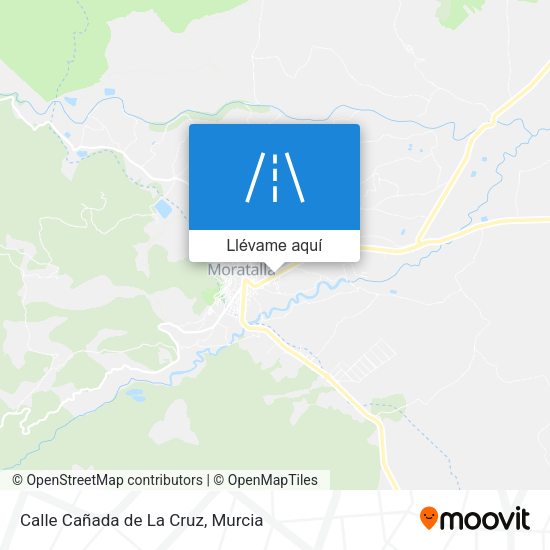 Mapa Calle Cañada de La Cruz