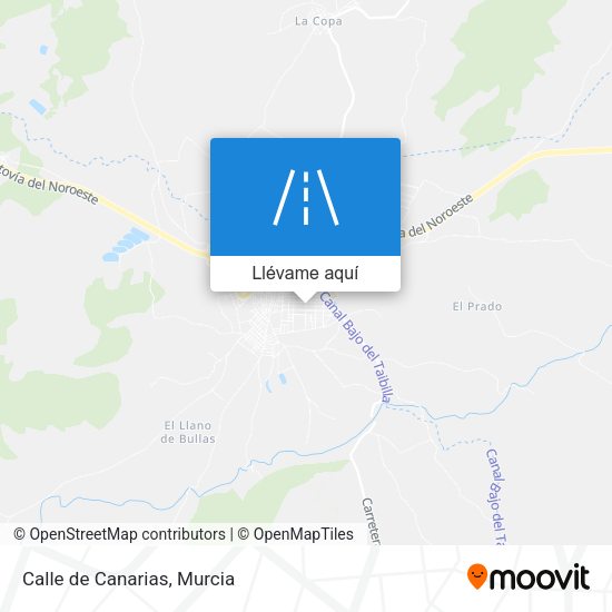 Mapa Calle de Canarias