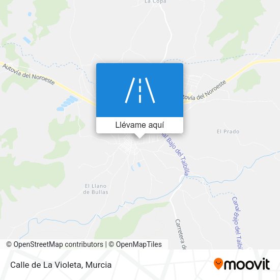 Mapa Calle de La Violeta