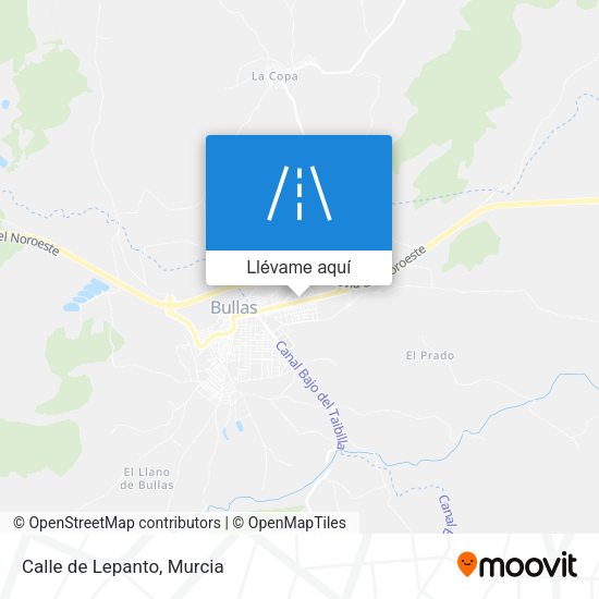 Mapa Calle de Lepanto
