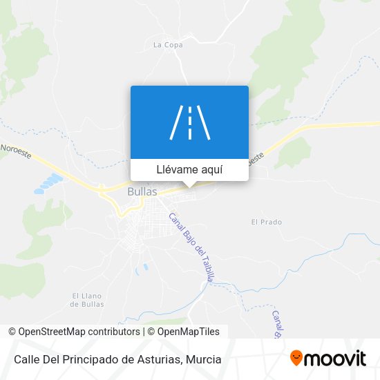 Mapa Calle Del Principado de Asturias
