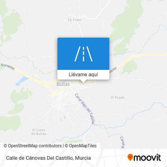 Mapa Calle de Cánovas Del Castillo