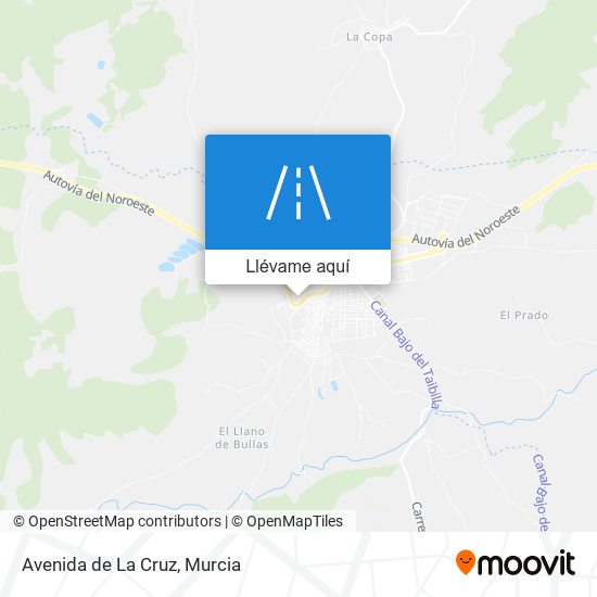 Mapa Avenida de La Cruz