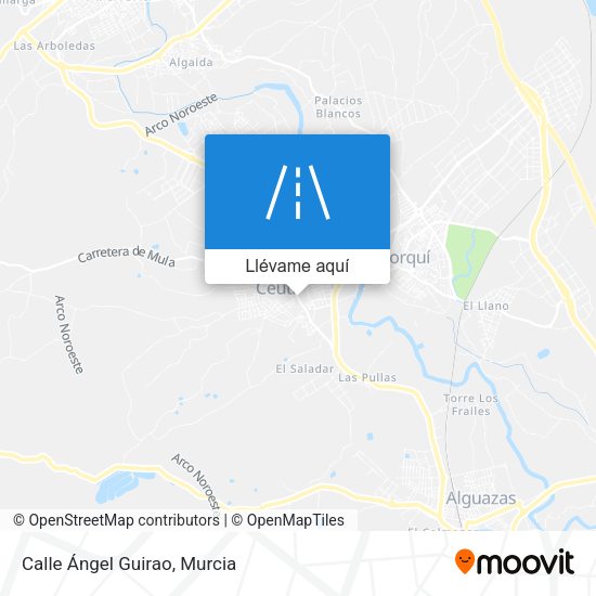 Mapa Calle Ángel Guirao