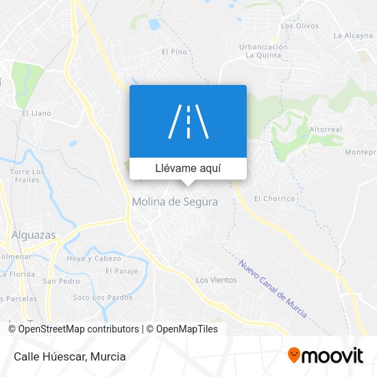 Mapa Calle Húescar