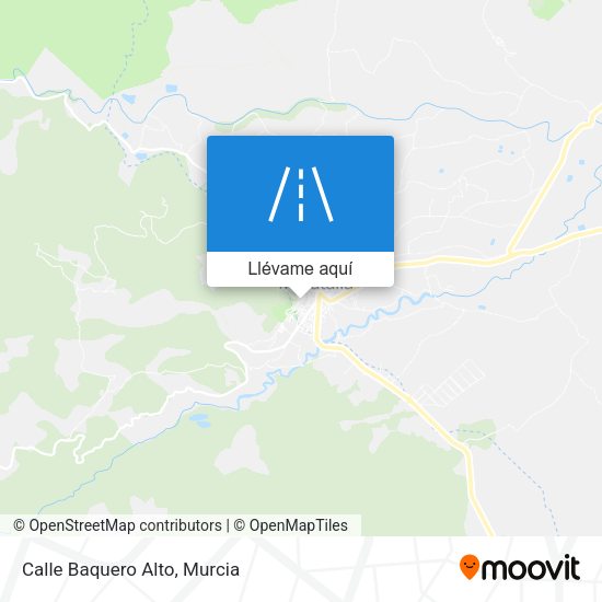 Mapa Calle Baquero Alto