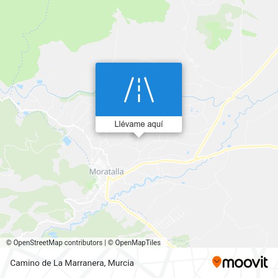 Mapa Camino de La Marranera