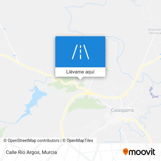 Mapa Calle Río Argos