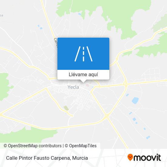 Mapa Calle Pintor Fausto Carpena
