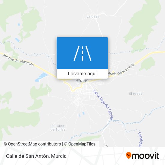 Mapa Calle de San Antón