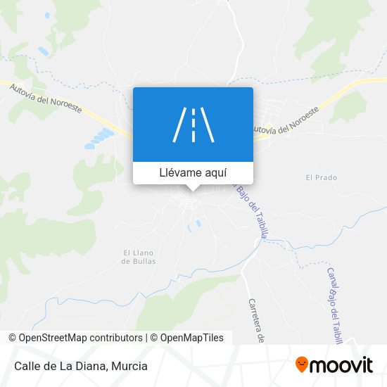Mapa Calle de La Diana