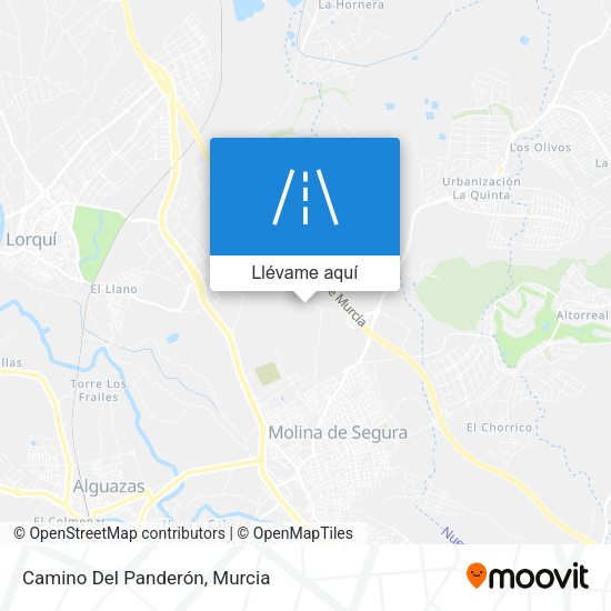 Mapa Camino Del Panderón