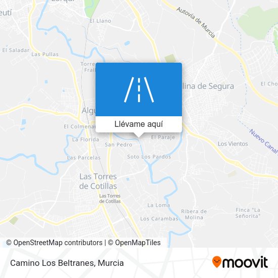 Mapa Camino Los Beltranes