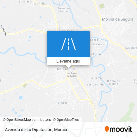 Mapa Avenida de La Diputación