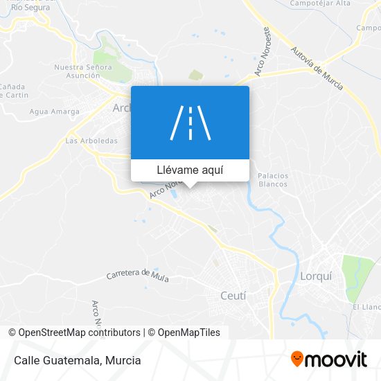 Mapa Calle Guatemala