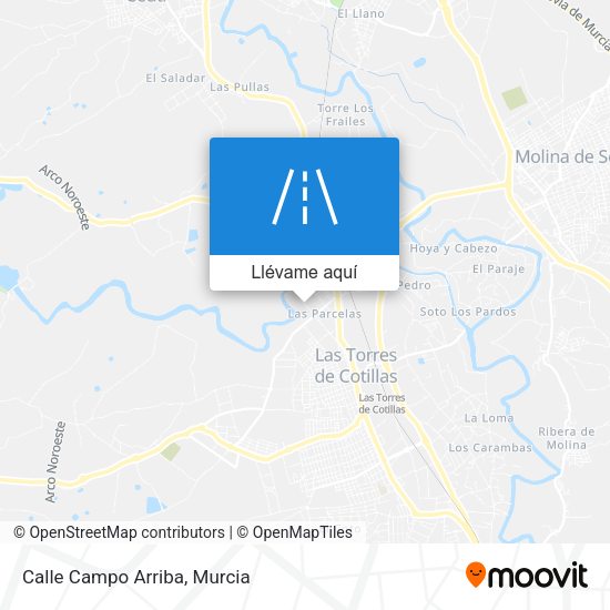 Mapa Calle Campo Arriba