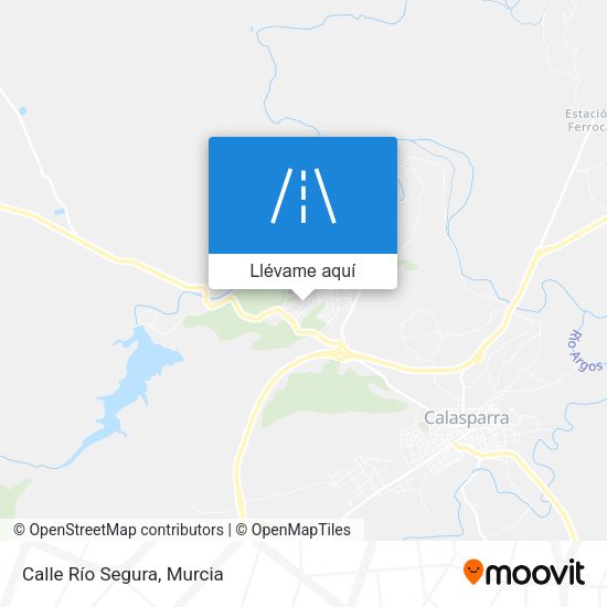 Mapa Calle Río Segura