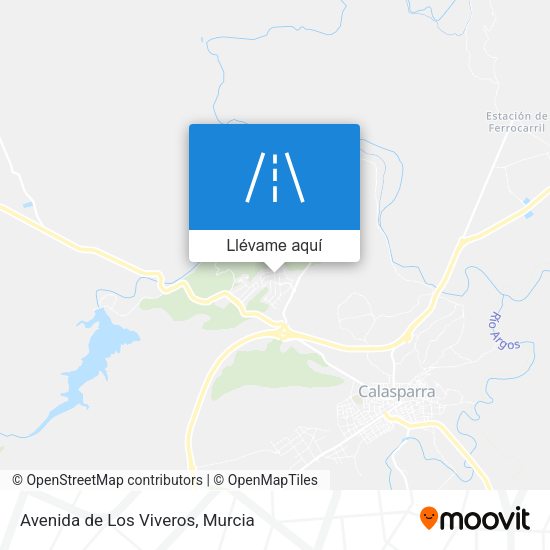 Mapa Avenida de Los Viveros