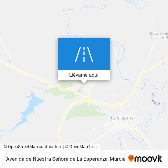 Mapa Avenida de Nuestra Señora de La Esperanza