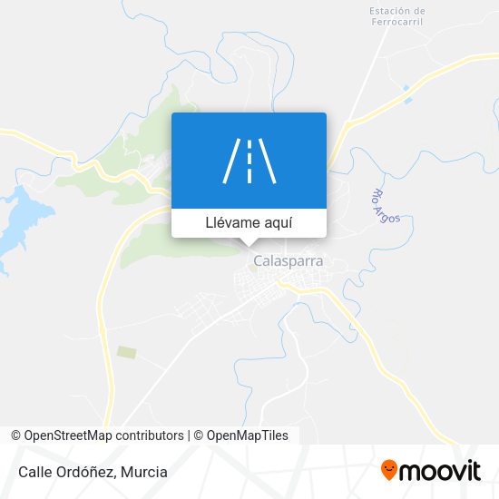 Mapa Calle Ordóñez