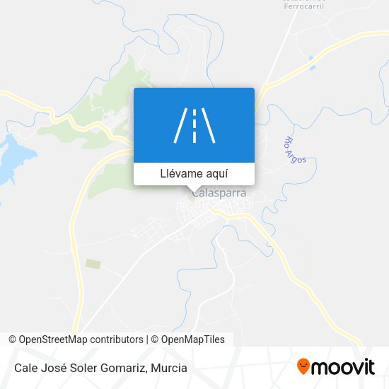Mapa Cale José Soler Gomariz