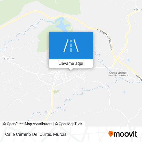 Mapa Calle Camino Del Curtís
