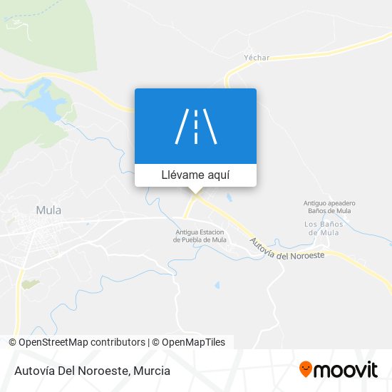 Mapa Autovía Del Noroeste