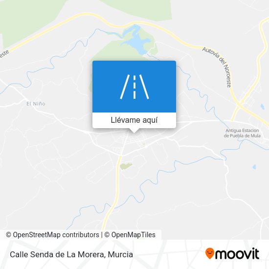 Mapa Calle Senda de La Morera