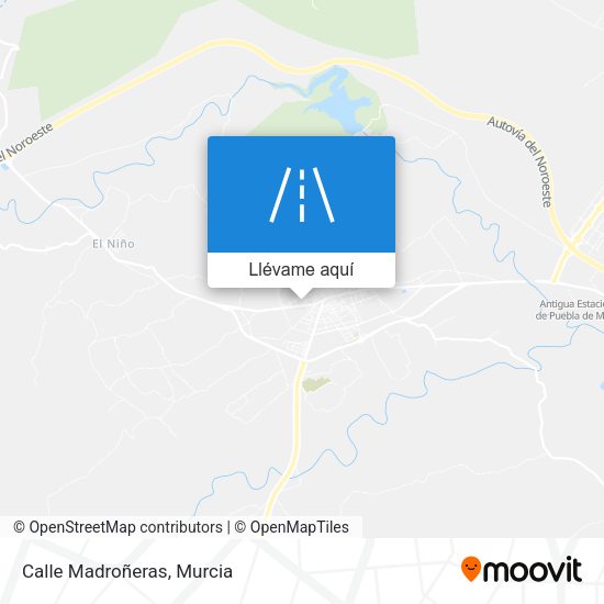 Mapa Calle Madroñeras